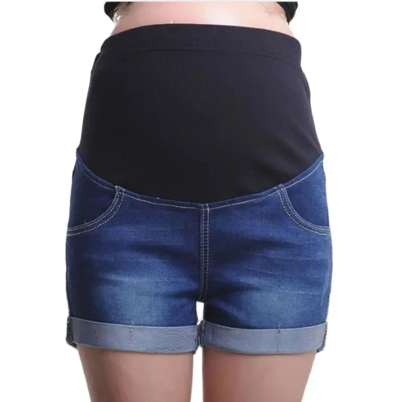 Short de grossesse en Denim