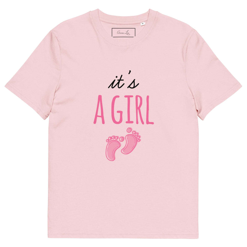 T-shirt en coton "It's a girl"