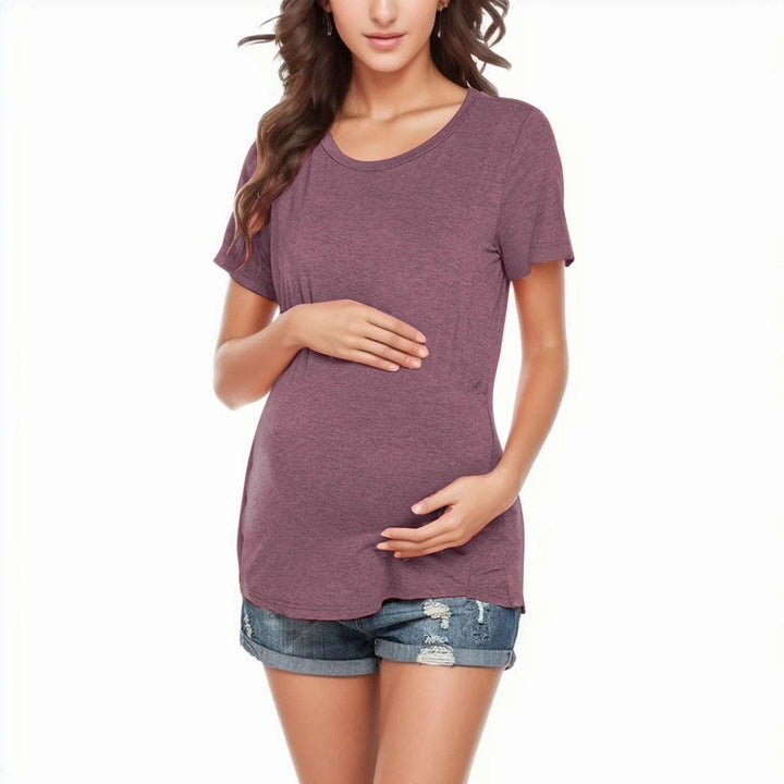 T-shirt d'allaitement manches courtes