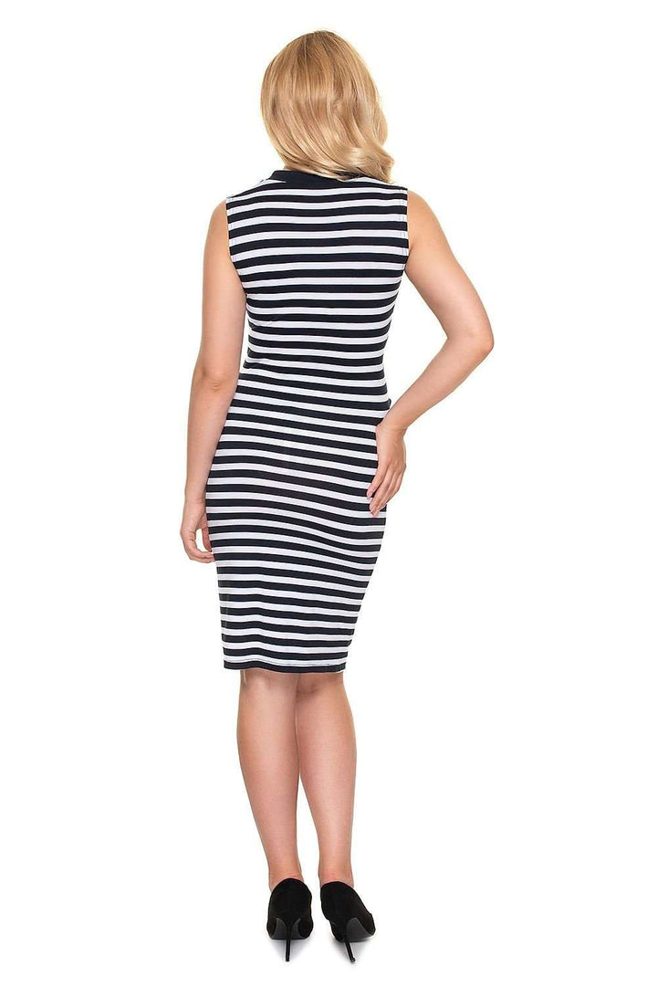 Robe de grossesse courte sans manches