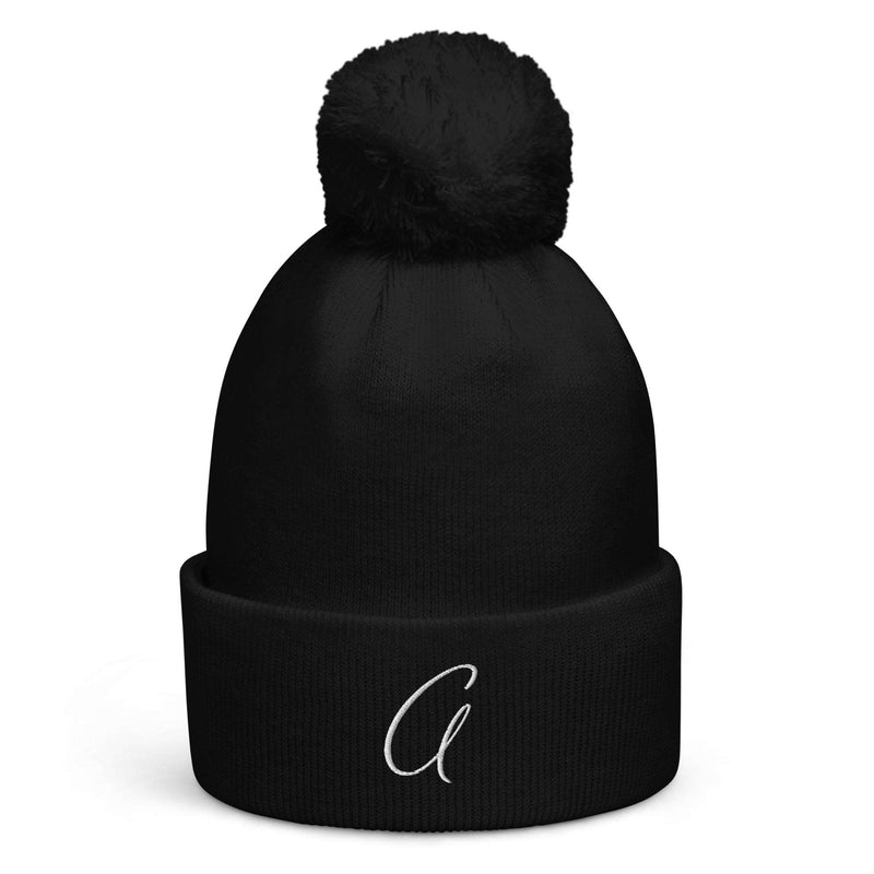 Bonnet d'hiver à pompom logo