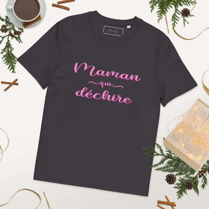T-shirt en coton "maman qui déchire"