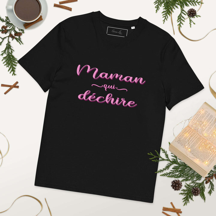 T-shirt en coton "maman qui déchire"