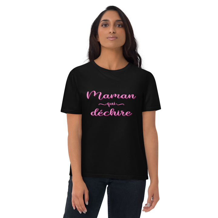 T-shirt en coton "maman qui déchire"