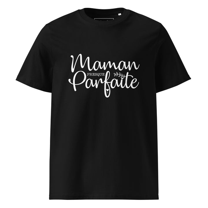 T-shirt en coton biologique "Maman presque parfaite"