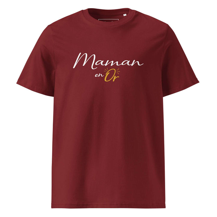 T-shirt en coton "maman en or"
