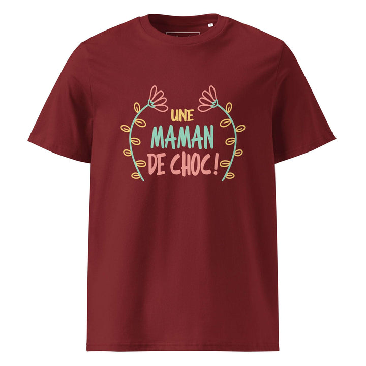 T-shirt en coton biologique "Une maman de choc"