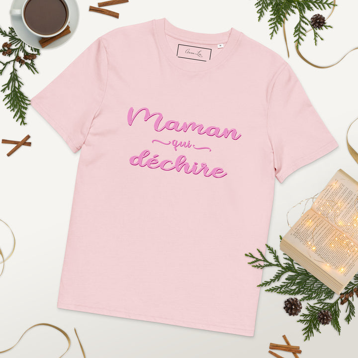 T-shirt en coton "maman qui déchire"