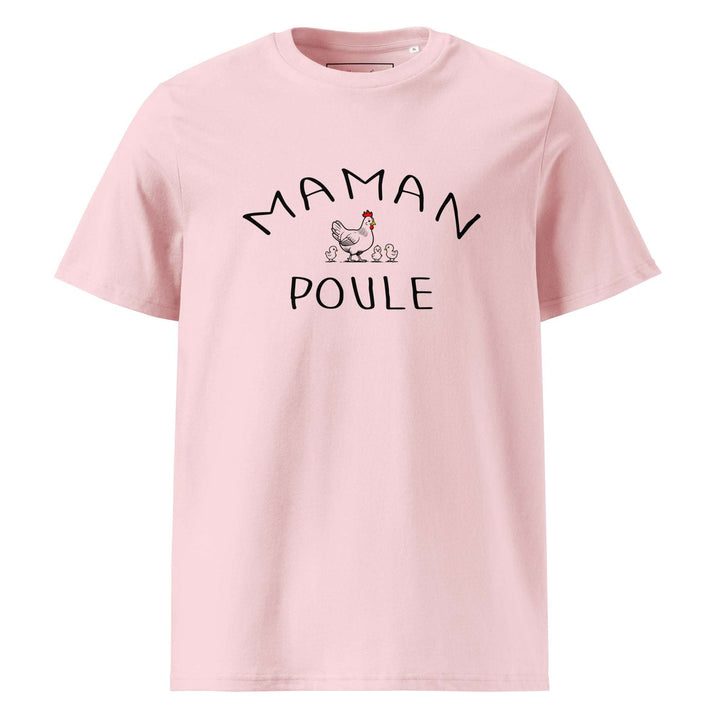 t-shirt en coton design "maman poule"