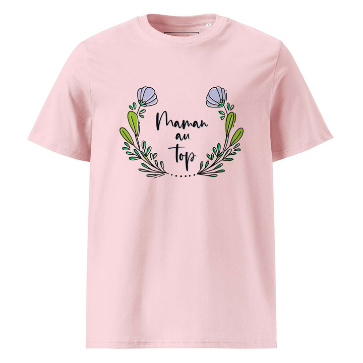 T-shirt en coton biologique "Maman au top"