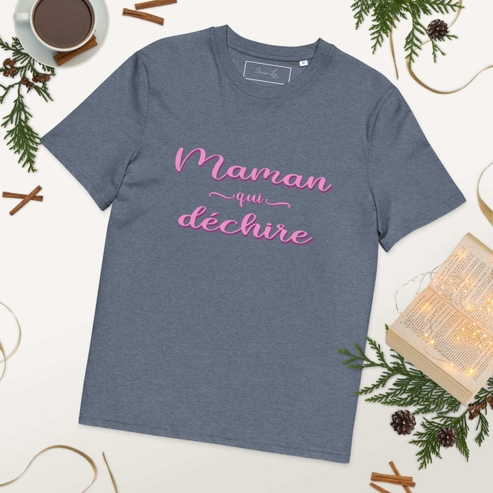 T-shirt en coton "maman qui déchire"