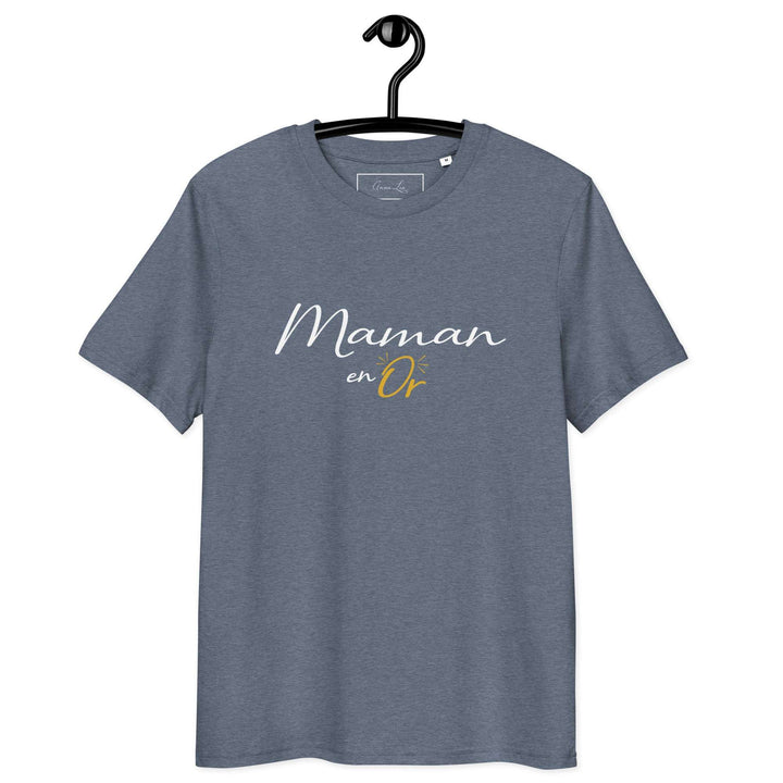 T-shirt en coton "maman en or"