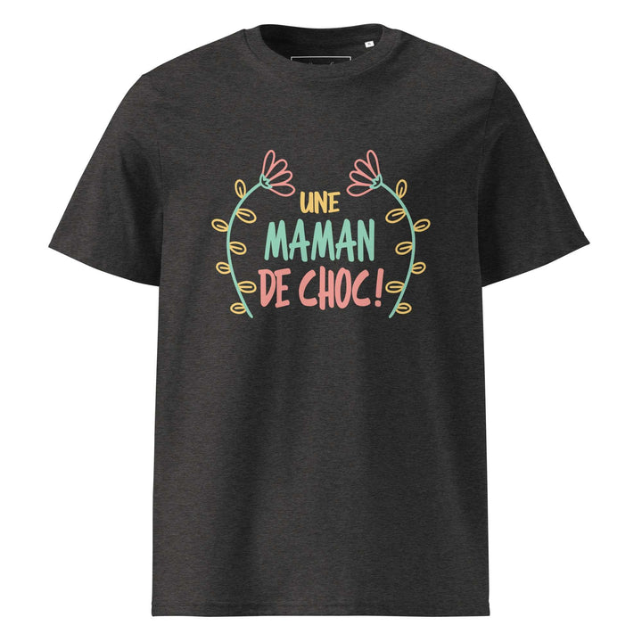 T-shirt en coton biologique "Une maman de choc"