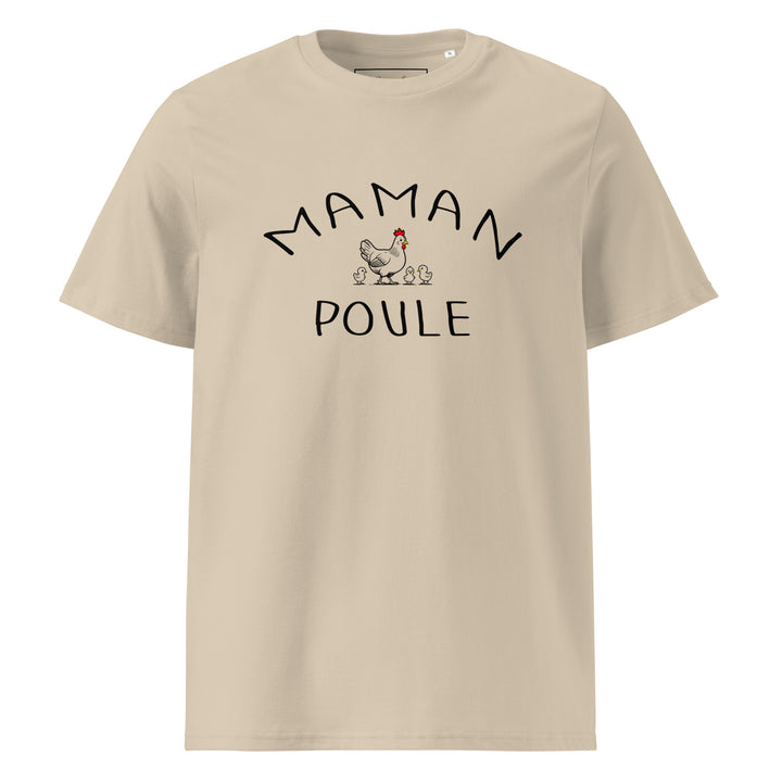 t-shirt en coton design "maman poule"