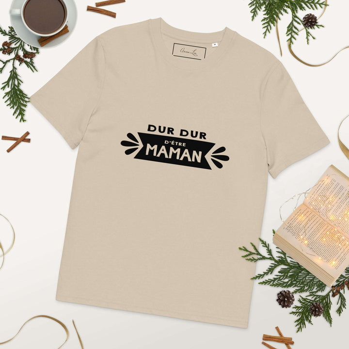 T-shirt en coton biologique "Dur d'être maman"