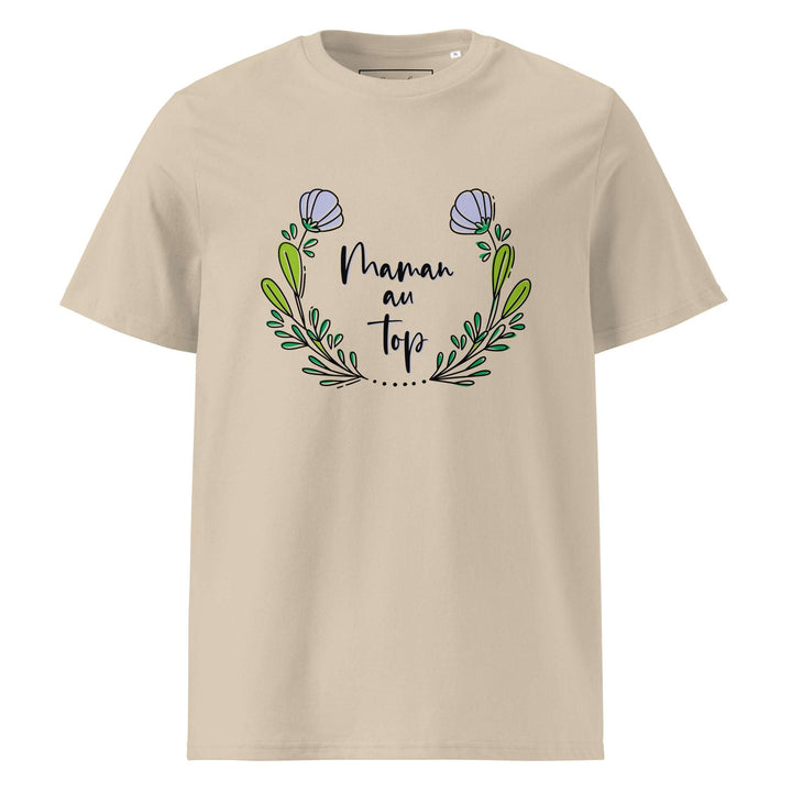T-shirt en coton biologique "Maman au top"