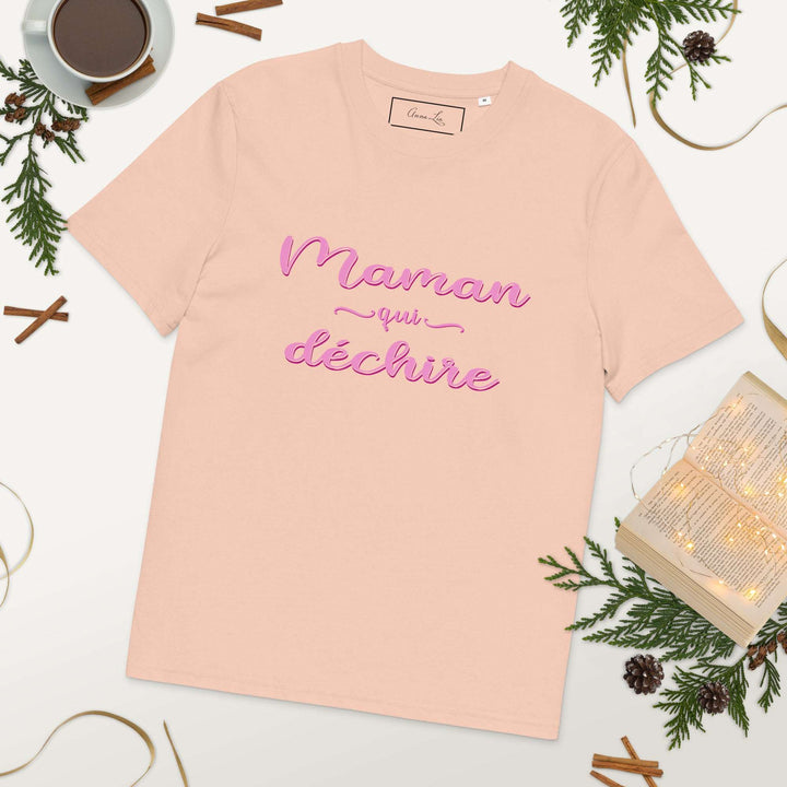 T-shirt en coton "maman qui déchire"