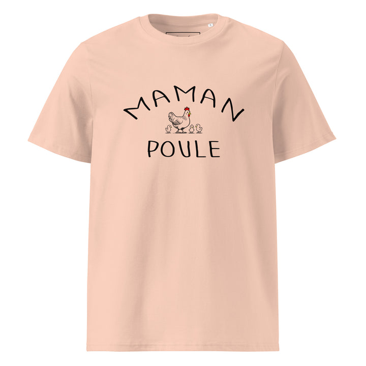t-shirt en coton design "maman poule"