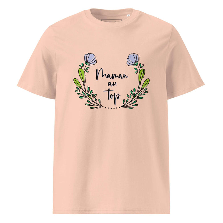 T-shirt en coton biologique "Maman au top"