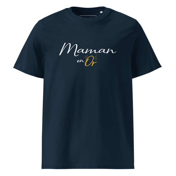 T-shirt en coton "maman en or"