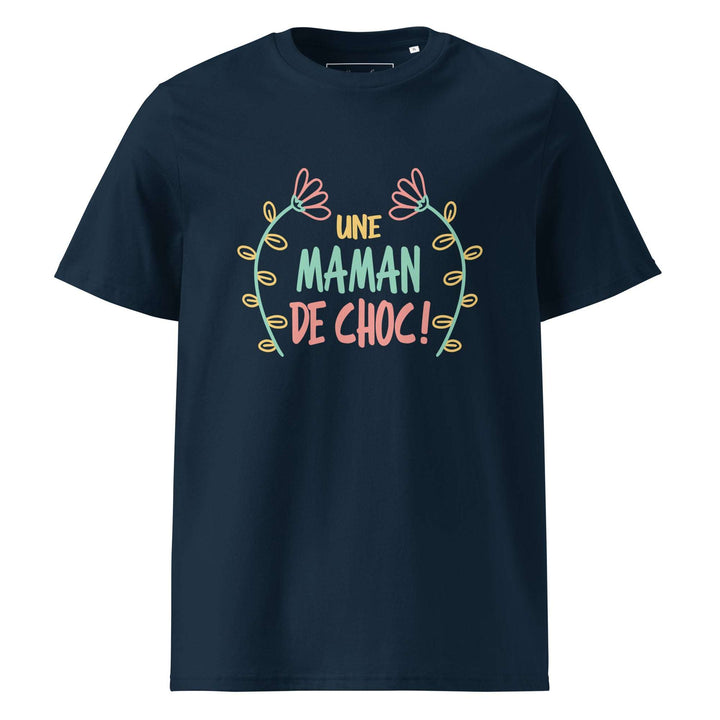 T-shirt en coton biologique "Une maman de choc"