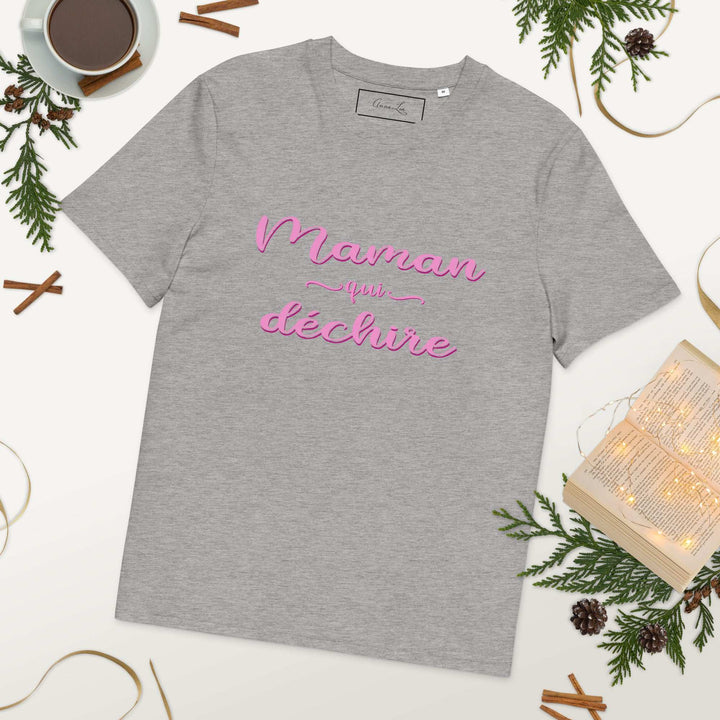 T-shirt en coton "maman qui déchire"