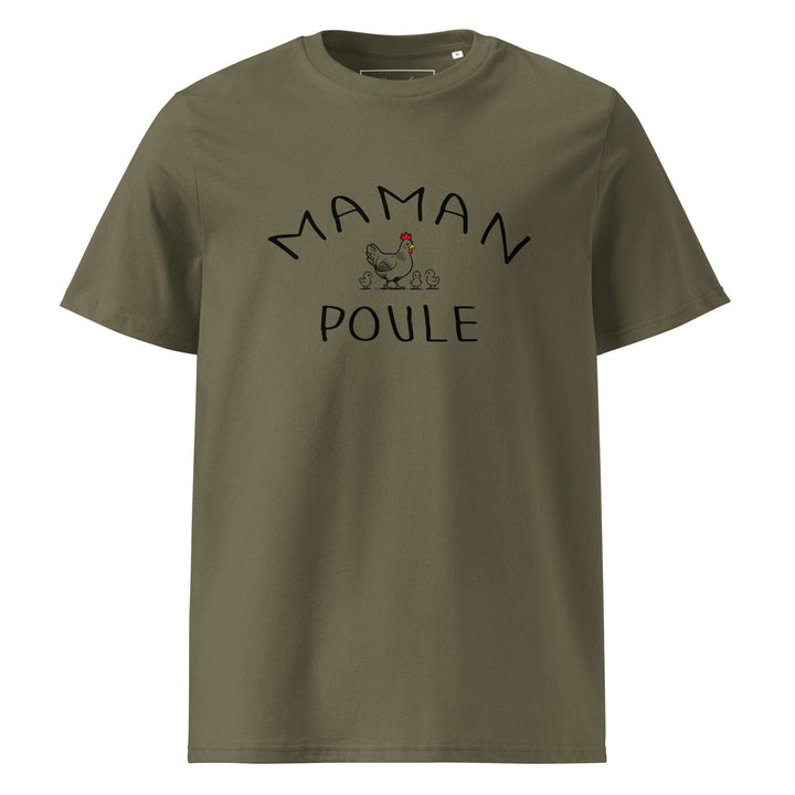 t-shirt en coton design "maman poule"