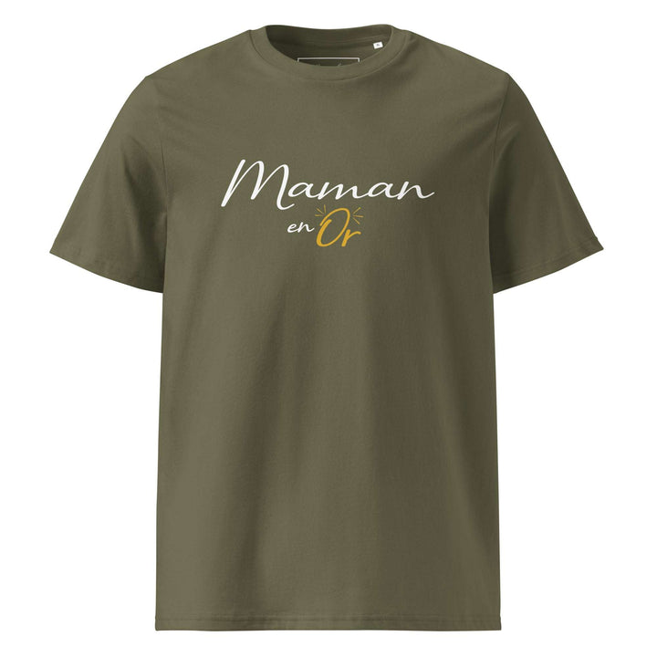 T-shirt en coton "maman en or"