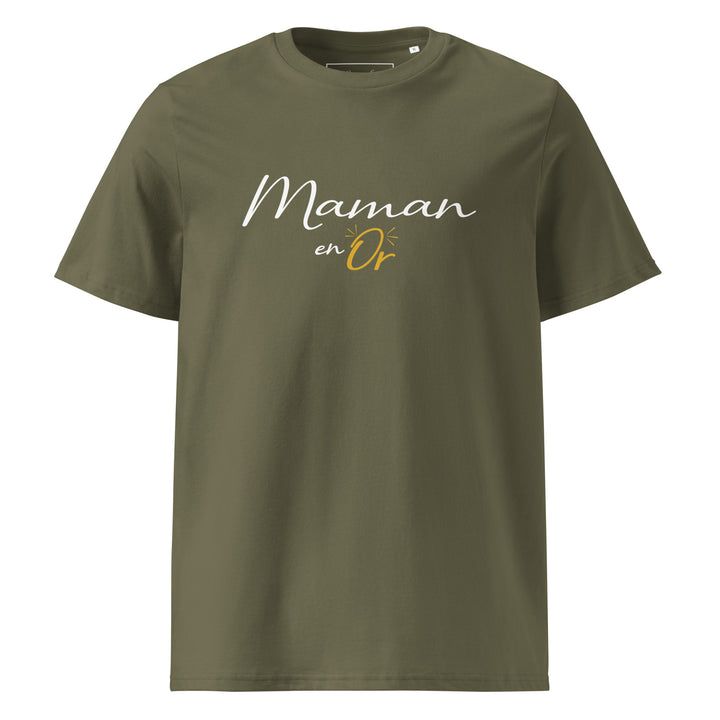 T-shirt en coton "maman en or"