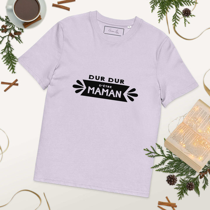 T-shirt en coton biologique "Dur d'être maman"
