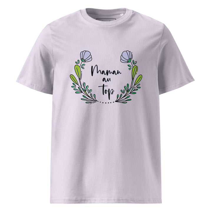 T-shirt en coton biologique "Maman au top"