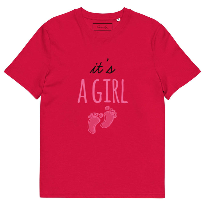 T-shirt en coton "It's a girl"