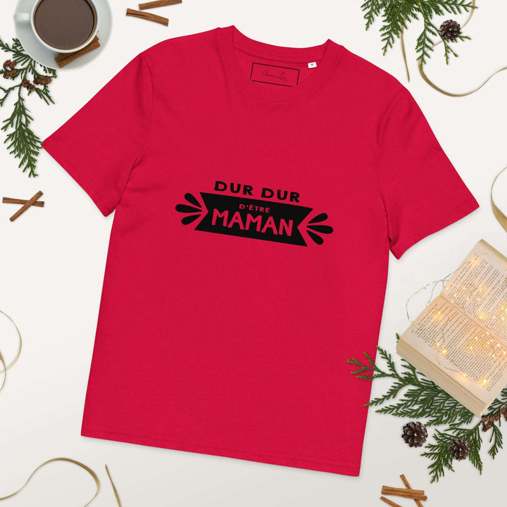 T-shirt en coton biologique "Dur d'être maman"