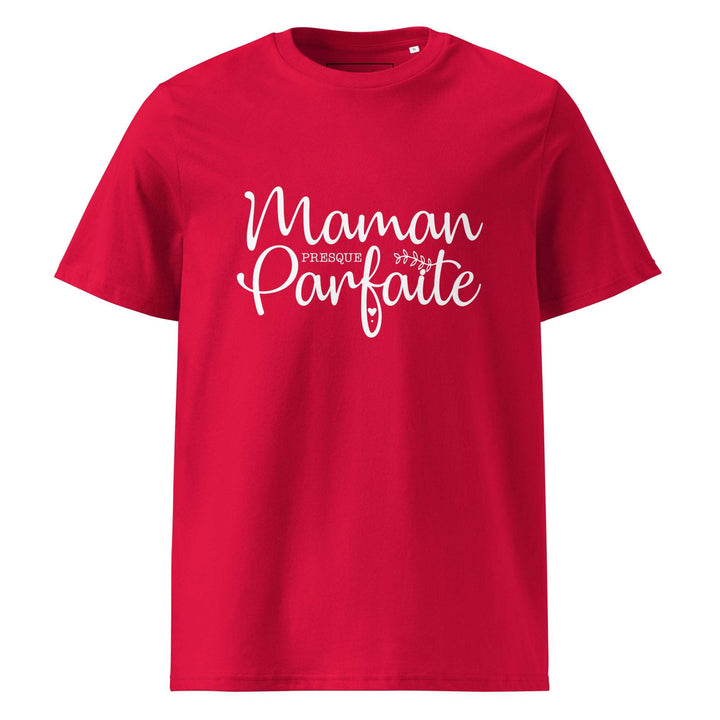 T-shirt en coton biologique "Maman presque parfaite"