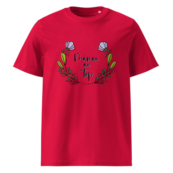 T-shirt en coton biologique "Maman au top"