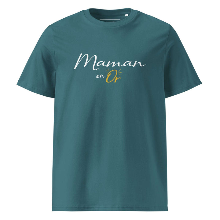 T-shirt en coton "maman en or"