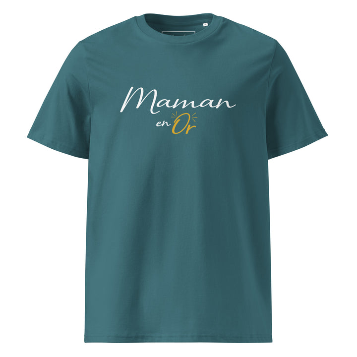T-shirt en coton "maman en or"