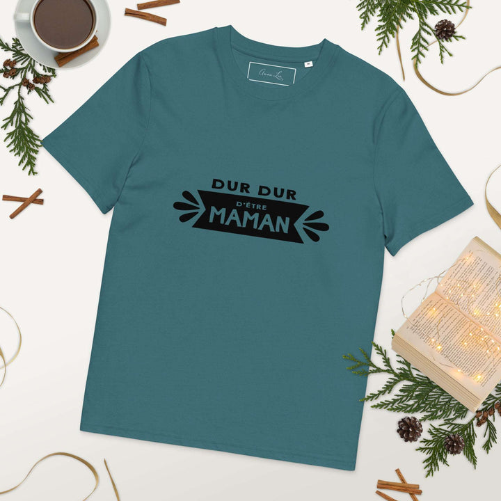 T-shirt en coton biologique "Dur d'être maman"