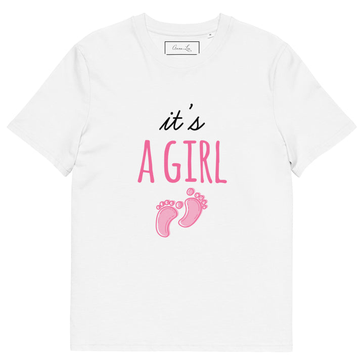 T-shirt en coton "It's a girl"