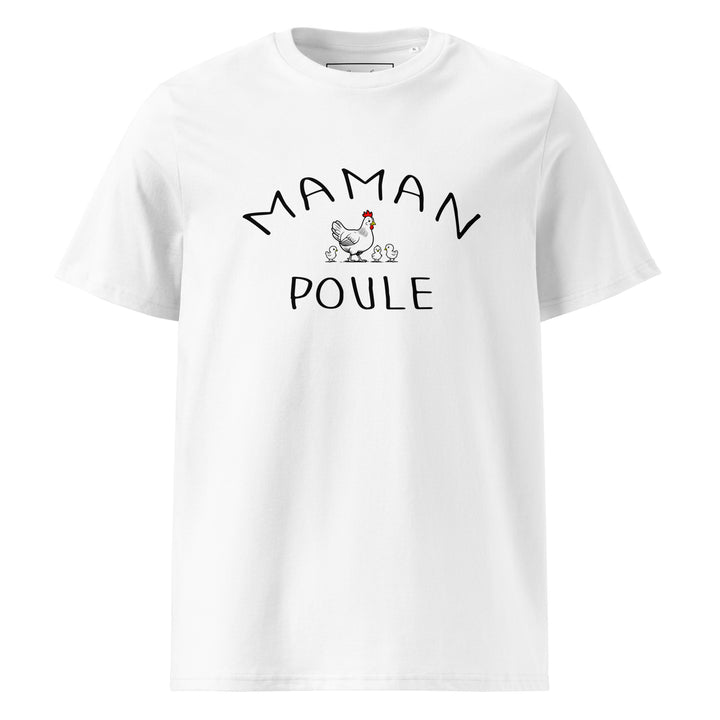 t-shirt en coton design "maman poule"