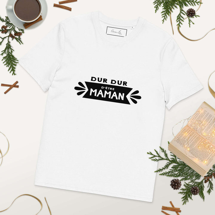 T-shirt en coton biologique "Dur d'être maman"