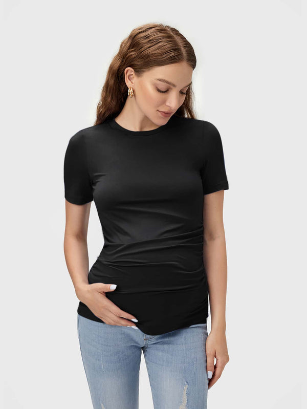 T-shirt de grossesse à ruché